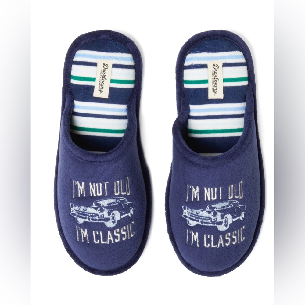 Dearfoams Cozy Comfort Men's Beer Taster Slipper